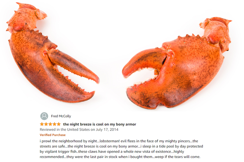 Archie McPhee Accoutrements Giant Lobster Claws | Alamy Stock Photo