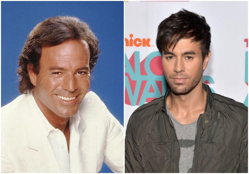 Julio Iglesias & Enrique Iglesias | Getty Images Photo by Harry Langdon & Charley Gallay 