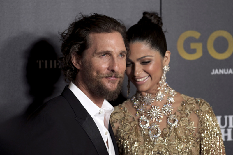 Matthew McConaughey and Camila Alves | Getty Images Photo by Dimitrios Kambouris