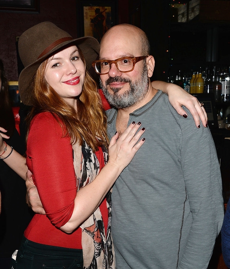 Amber Tamblyn and David Cross | Getty Images Photo by Andrew H. Walker