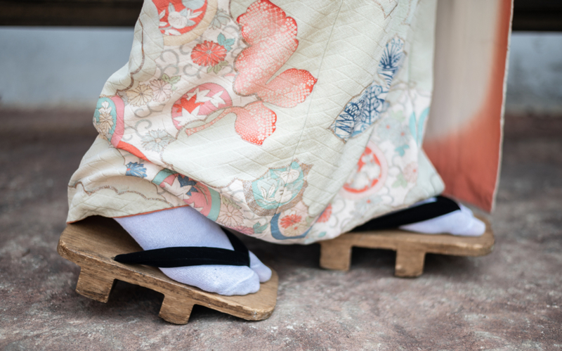 Japanese Wooden Sandals | Getty Images Photo by Boy_Anupong