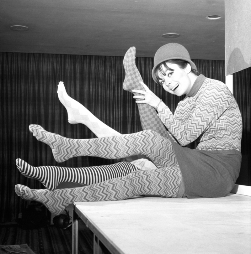 Patterned Tights | Alamy Stock Photo by PA Images 