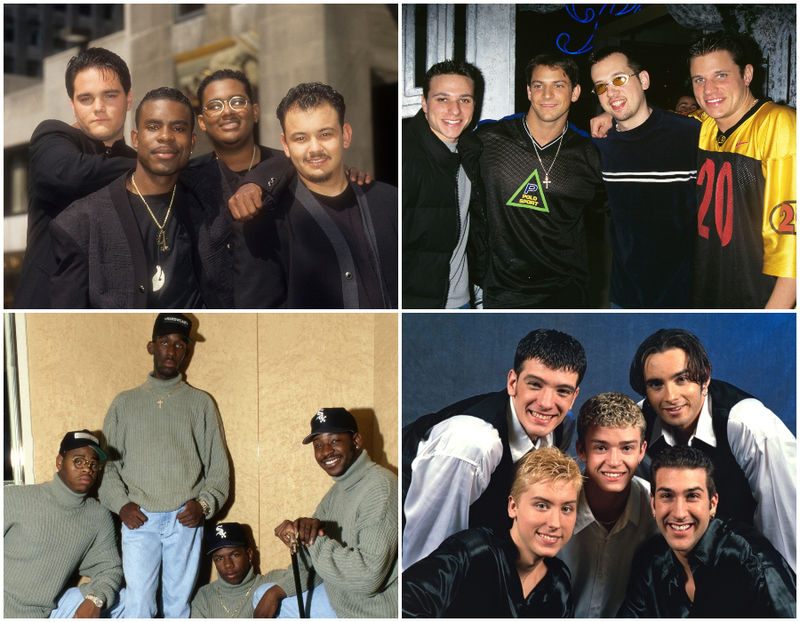 Your Favorite 90s Boy Bands — From Back Then to Right Now | Getty Images Photo by Al Pereira/Michael Ochs Archives & Walter McBride/Corbis & Alamy Stock Photo