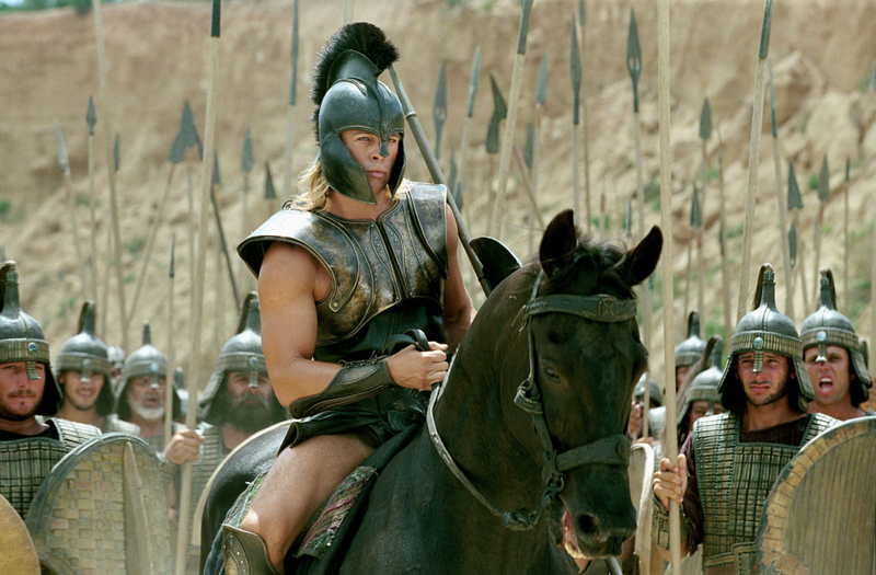 Brad Pitt als Achilles in Troy | Alamy Stock Photo