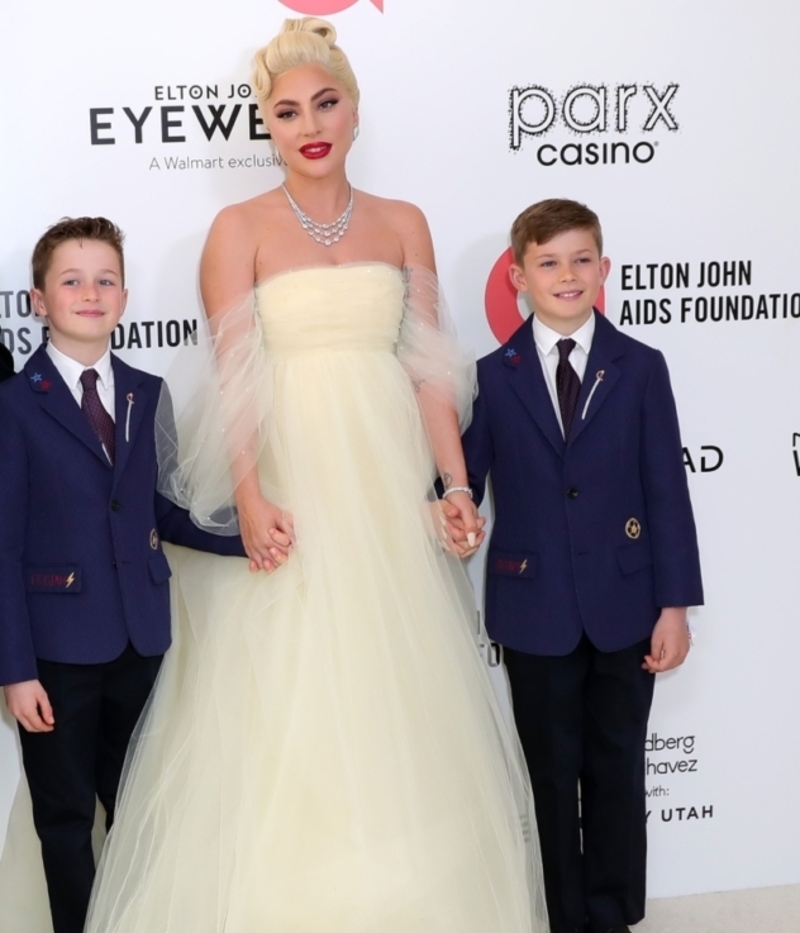 Gaga the Godparent | Getty Images Photo by Leon Bennett