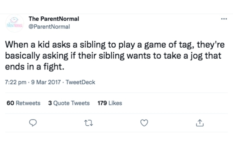 An Innocent Game of Tag | Twitter/@ParentNormal
