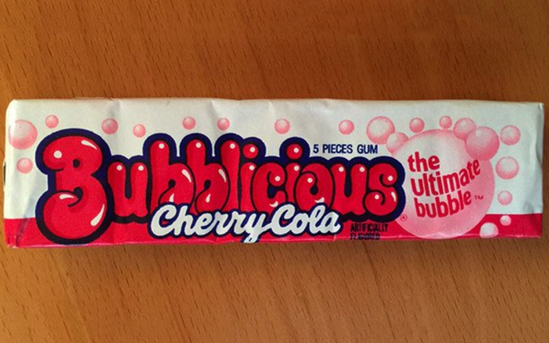 Bubblicious Cherry Cola Cool | Twitter/@DinosaurDracula