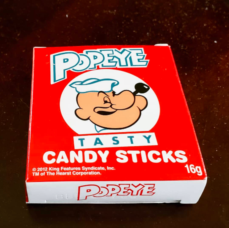 Popeye's Candy Sticks | Instagram/@kellionline
