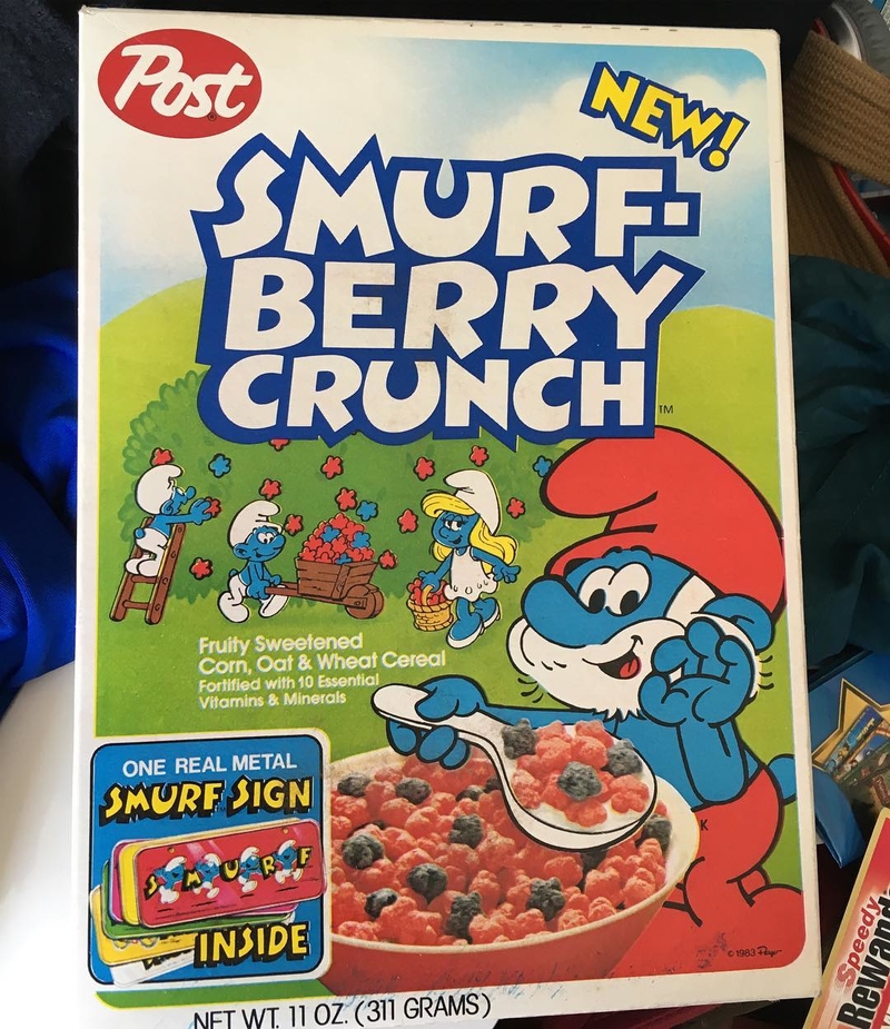 Smurf Berry Crunch and Smurf Magic Berries | Instagram/@losttoybox