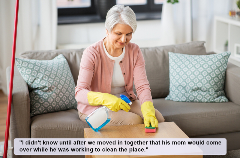 His Mom Still Cleaned His House?! | Shutterstock