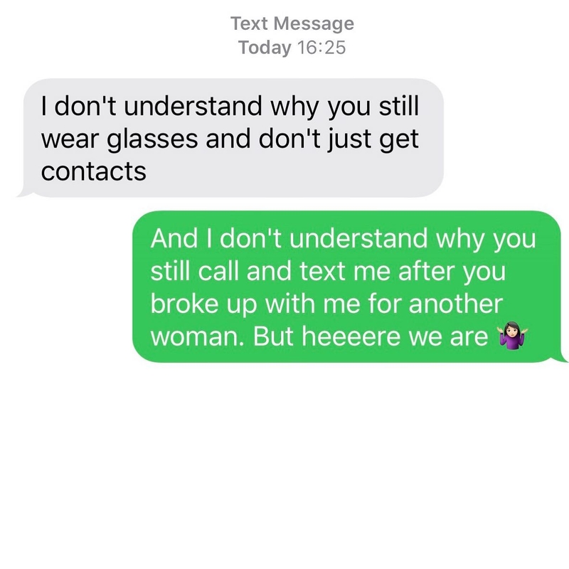 Can’t You See? | Instagram/@textsfromyourex