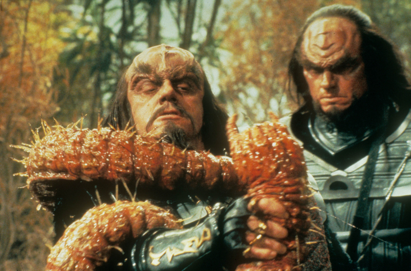 Die wechselnden Stirnen der Klingonen | Alamy Stock Photo