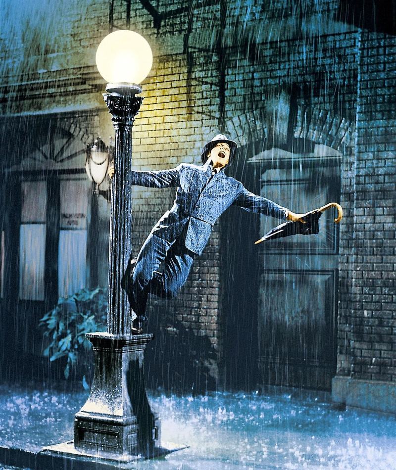 Gene Kelly Performing “Singin' in the Rain” From “Singin' in the Rain” | Alamy Stock Photo by FILM COMPANY MGM/Allstar Picture Library Ltd