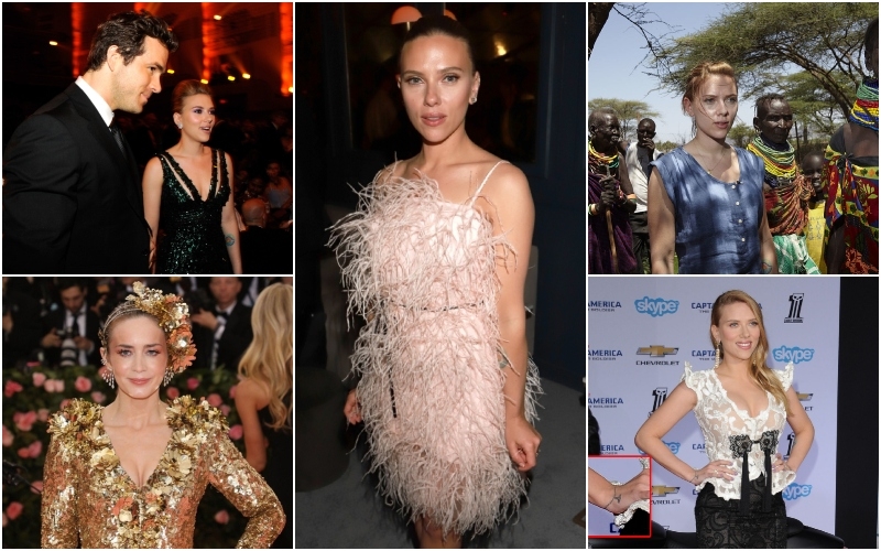 Scarlett Johansson’s A-List Life and Loves | Getty Images Photo by Kevin Mazur/WireImage & Taylor Hill/FilmMagic & Arnold Turner & Andy Hall/Oxfam & Axelle/Bauer-Griffin/FilmMagic