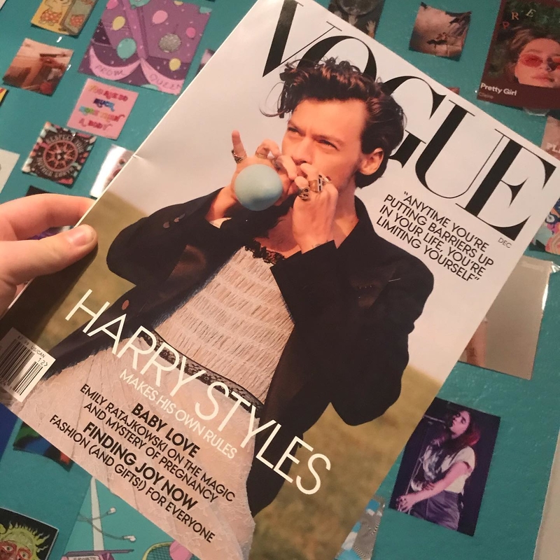 Harry’s Groundbreaking Vogue Cover | Instagram/@harrystyles.fourthnipple