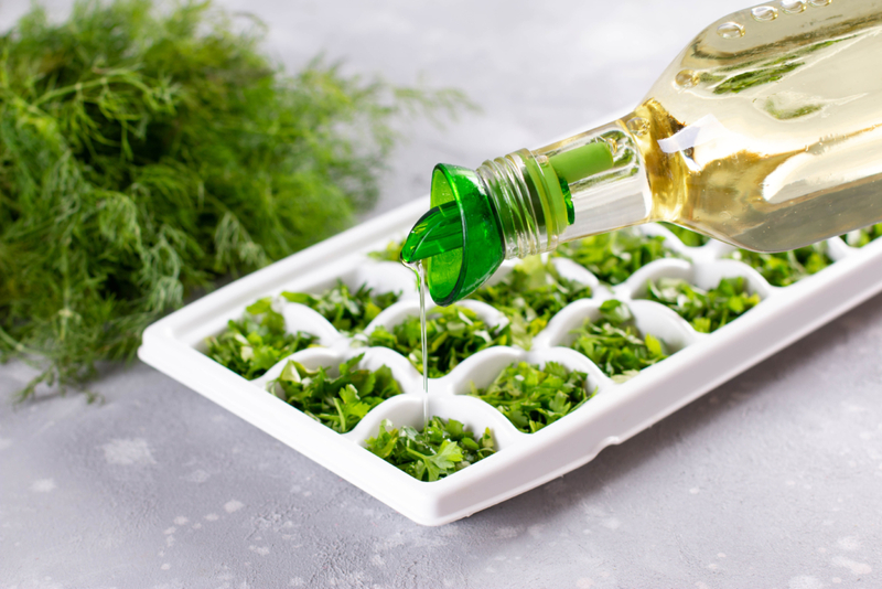 Fresh Herbs Can Be Stored in the Freezer | Adobe Stock Photo by qwartm