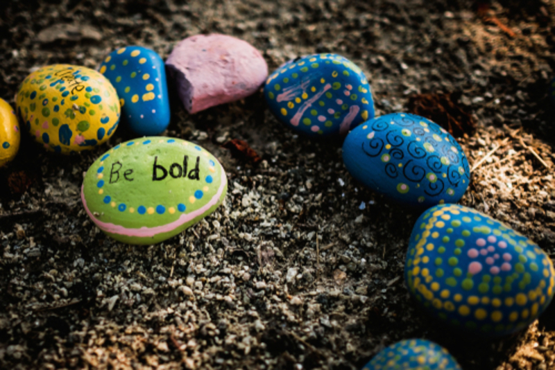 Redecorate With Painted Rocks | Shutterstock Photo by Danielle MacInnes