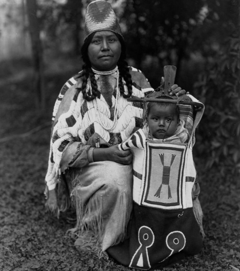 Cayuse Mother and Child | Getty Images Photo by Edward S. Curtis/Library of Congress/Corbis