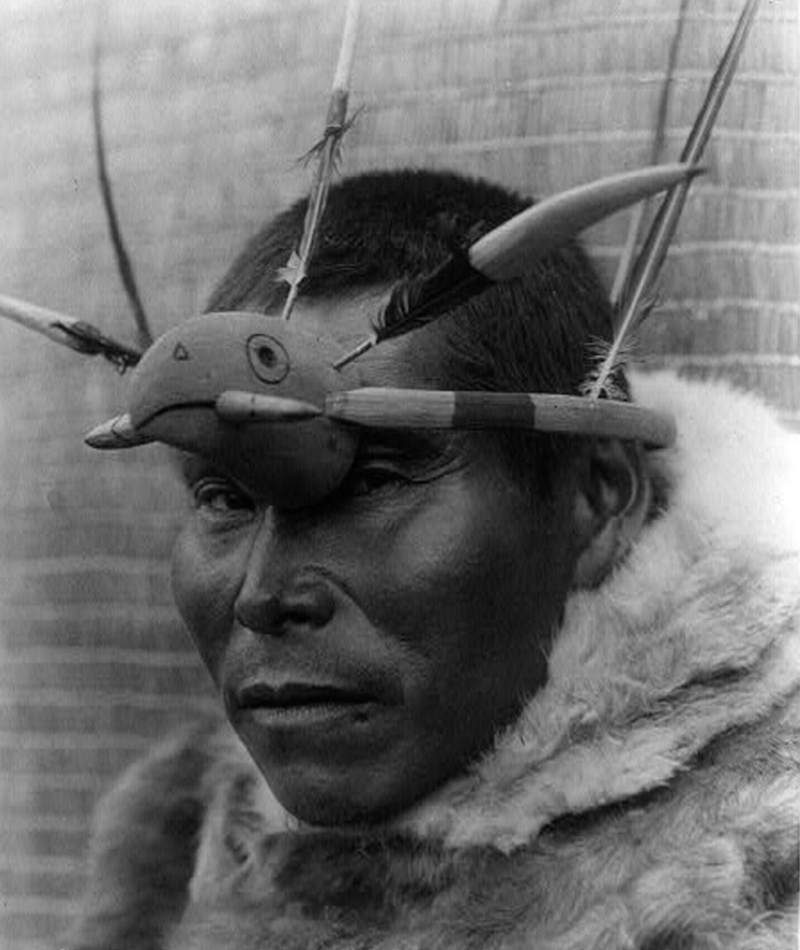Yupik Man With Eagle Mask | Alamy Stock Photo by Art Collection 3