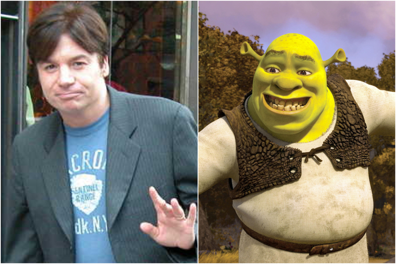 Mike Myers – Shrek | Shutterstock & Alamy Stock Photo