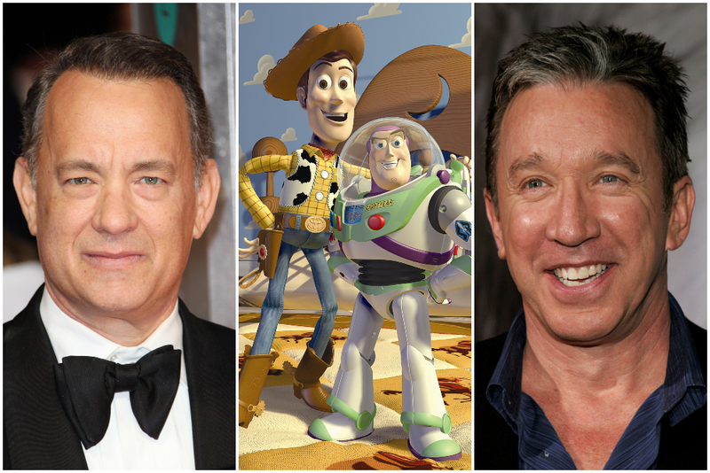 Tom Hanks and Tim Allen – Toy Story | Shutterstock & MovieStillsDB