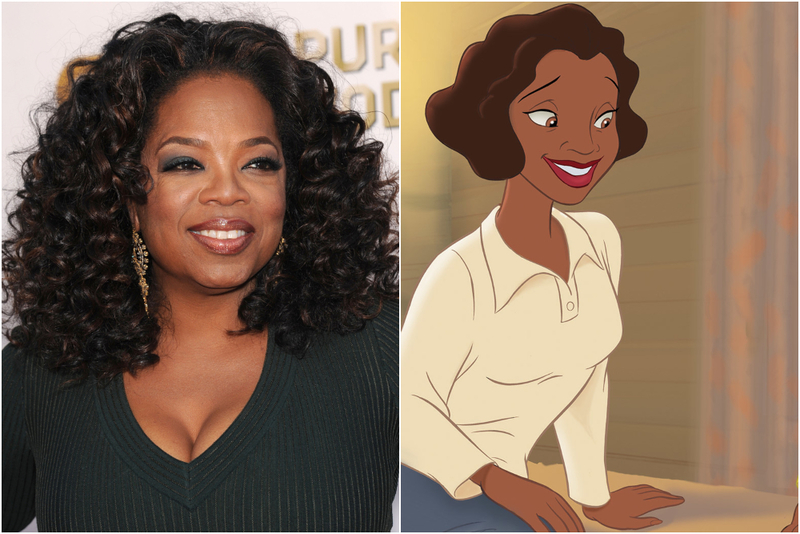 Oprah Winfrey – The Princess and the Frog | Shutterstock & MovieStillsDB