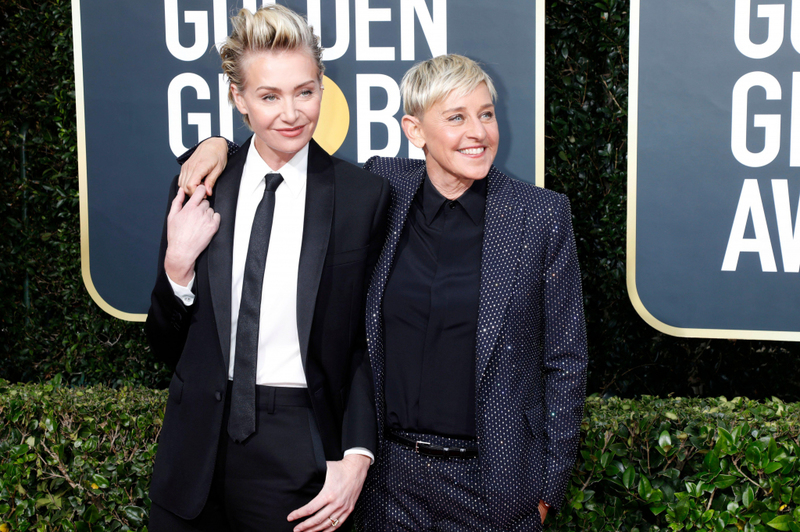 Ellen DeGeneres und Portia De Rossi | Alamy Stock Photo