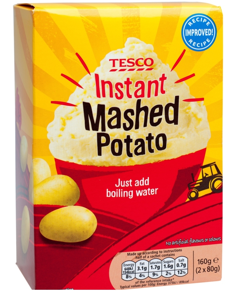 Instant-Kartoffelpüree | Alamy Stock Photo