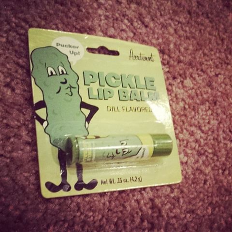 Dill Pickle Lip Balm | Instagram/@megantheblessedgirl07