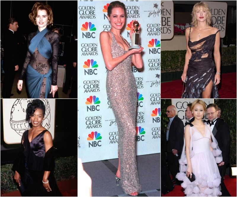 The Most Gorgeous Gowns Worn on The Golden Globes Red Carpet | Alamy Stock Photo by Ralph Dominguez/MediaPunch & Paul Smith/Featureflash Archive & Lionel Hahn/MCT/Abaca Press