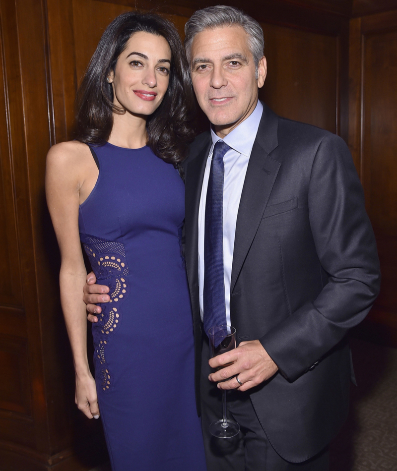 George and Amal Clooney | Getty Images Photo by Mike Coppola/100 LIVES