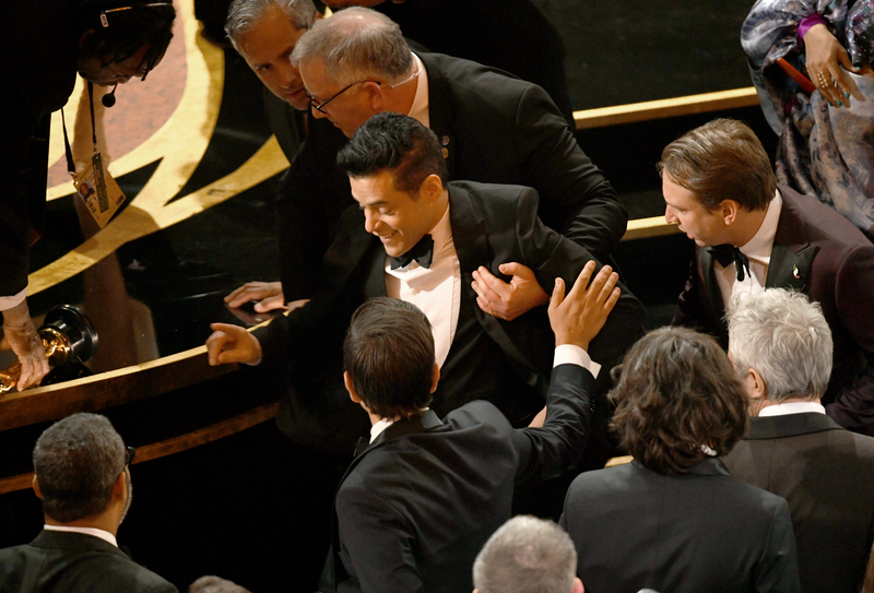 Rami Malek está muy emocionado por su victoria | Getty Images Photo by Kevin Winter