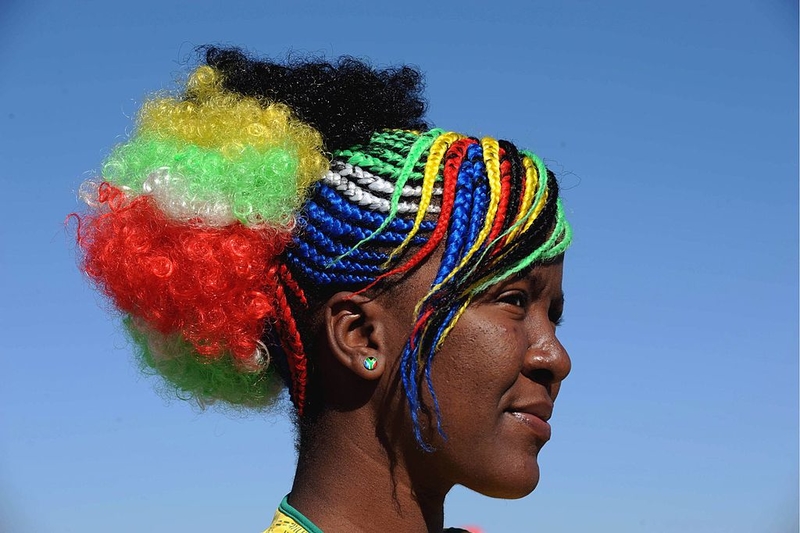 She's a Fan of the Clown Team, Maybe | Getty Images Photo by Lefty Shivambu/Gallo Images