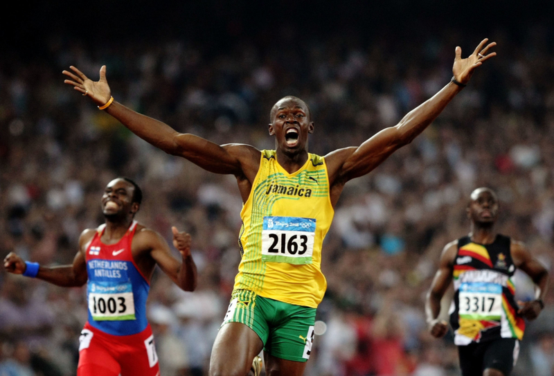 Usain Bolt – 1,95 m | Getty Images Photo by Jed Jacobsohn