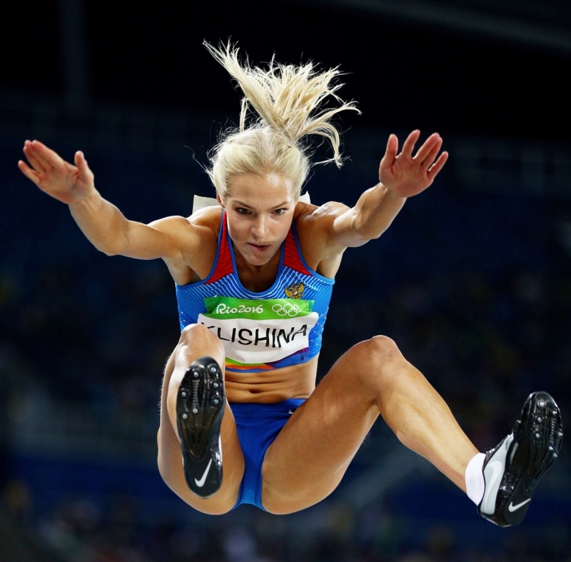 Darya Klishina – 1,80 m | Getty Images Photo by Ian Walton