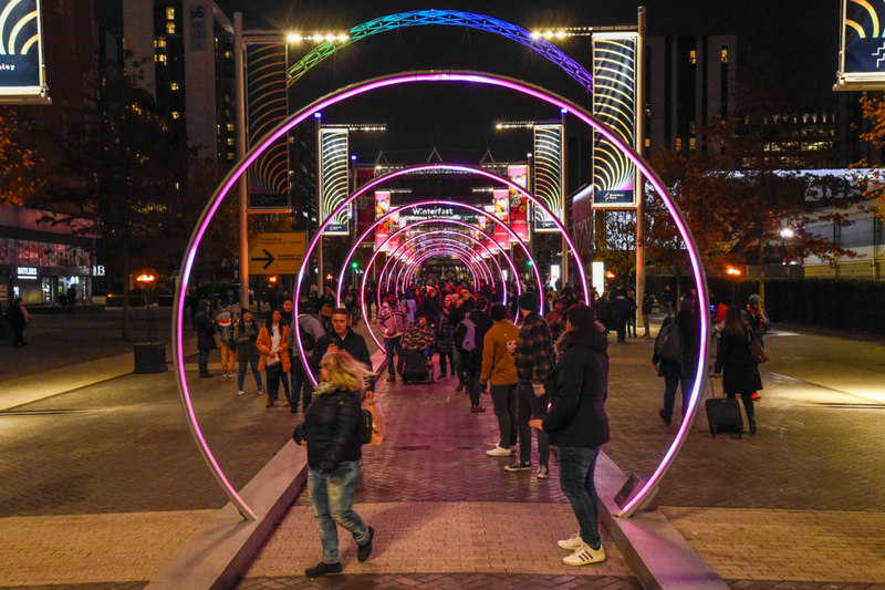 Tunnel of Lights | Alamy Stock Photo by Stephen Chung