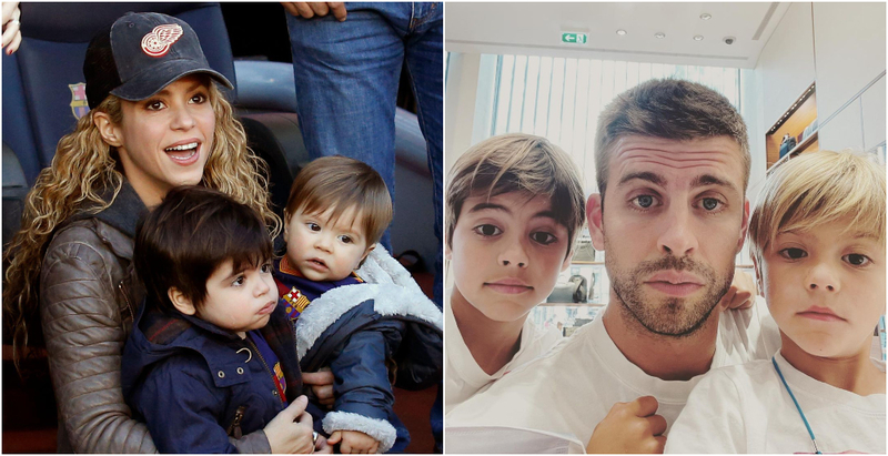 Milan und Sasha Piqué Mebarak | Alamy Stock Photo & Instagram/@3gerardpique