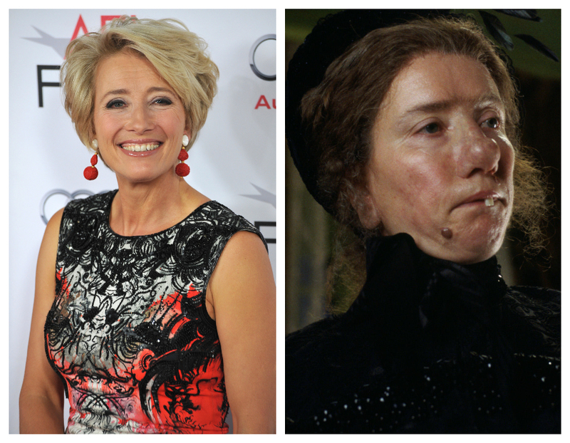Emma Thompson’s Nanny McPhee Transformation | Jaguar PS/Shutterstock & Alamy Stock Photo by PictureLux/The Hollywood Archive 