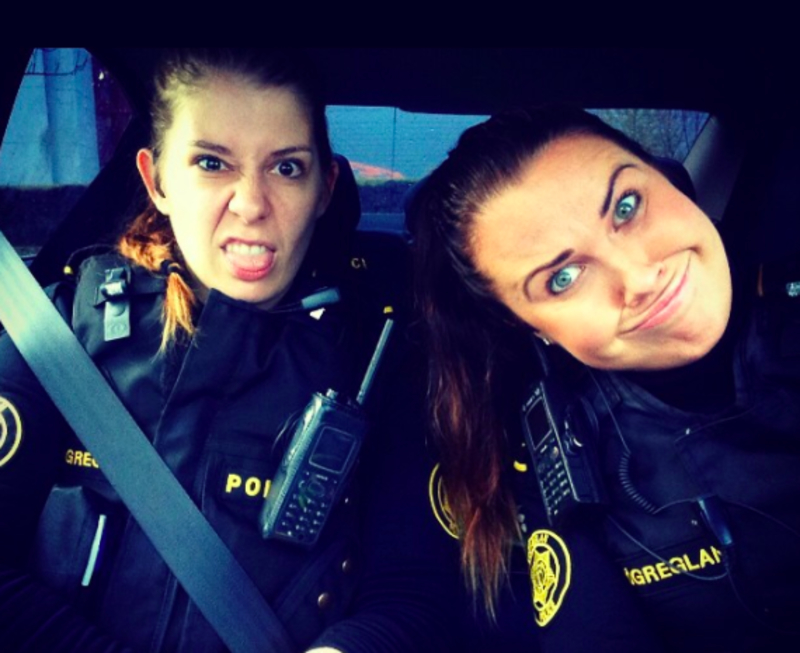 Der Polizeidienst in Island | Instagram/@logreglan