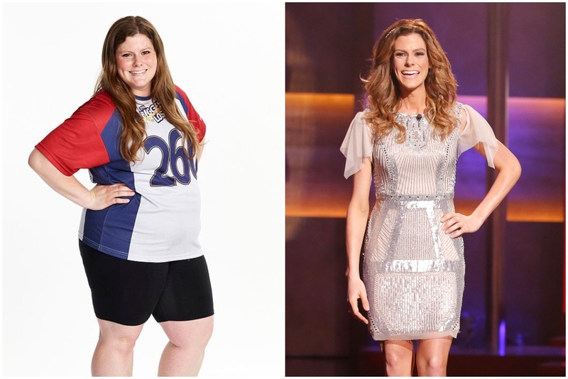 Rachel Frederickson - 155 Pounds | Getty Images Photo by Paul Drinkwater/NBCU Photo Bank/NBCUniversal & Trae Patton