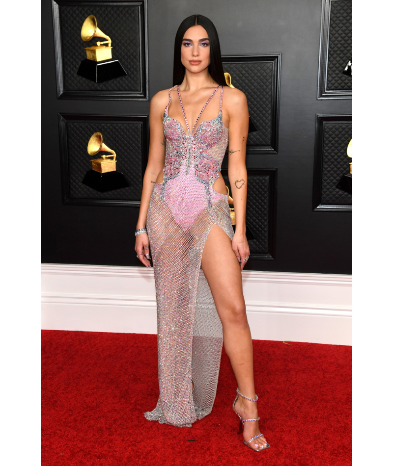 Dua Lipa – 2021 | Getty Images Photo by Kevin Mazur/The Recording Academy