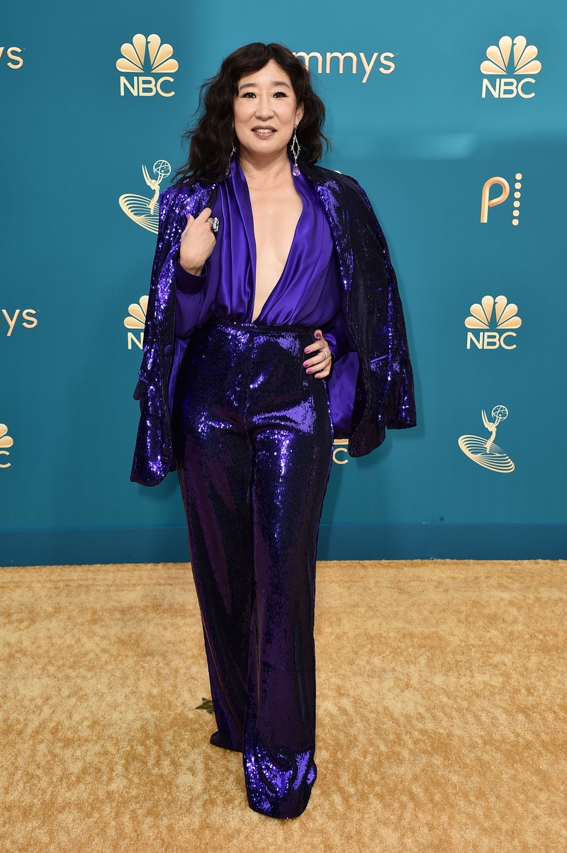 Sandra Oh - 2022 Emmys | Alamy Stock Photo