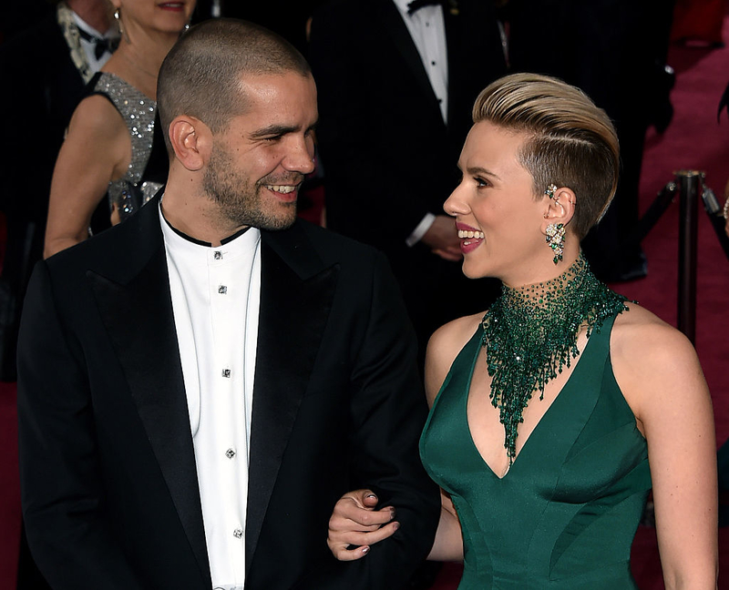 Scarlett Johansson and Romain Dauriac | Getty Images Photo by Ethan Miller/WireImage