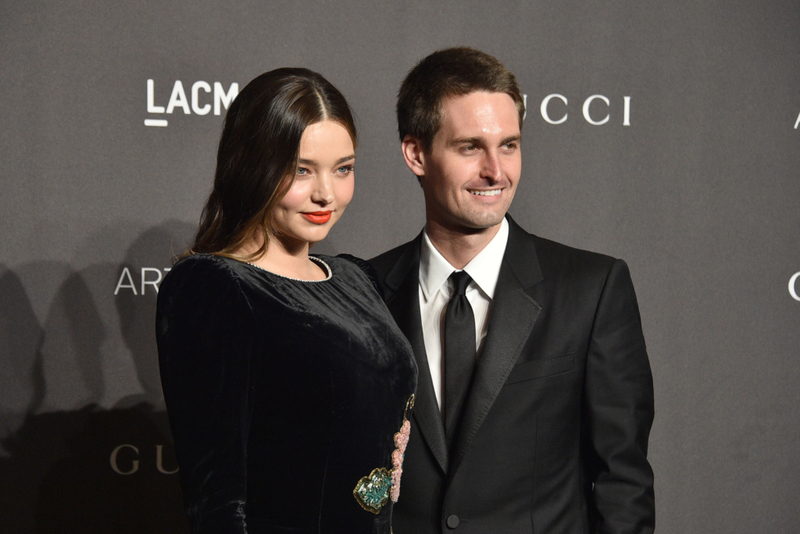 Miranda Kerr and Evan Spiegel | Getty Images Photo by David Crotty/Patrick McMullan 