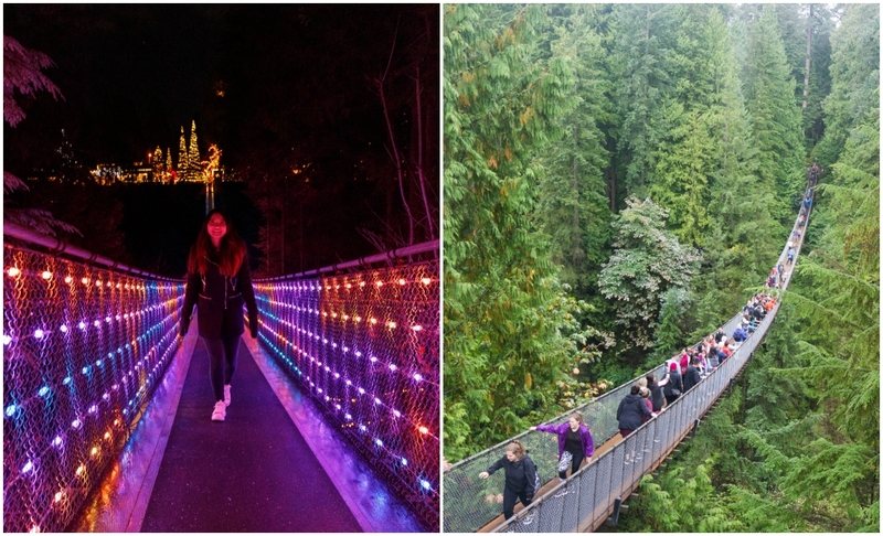 The Capilano Suspension Bridge in Vancouver, Canada | Getty Images Photo by Andrew Chin & Shutterstock