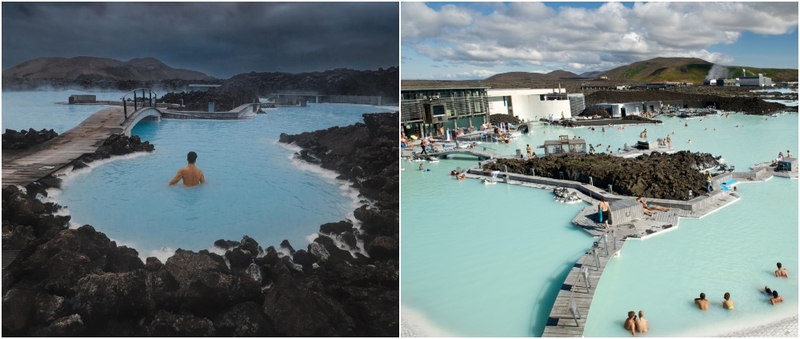 The Blue Lagoon, Iceland | Instagram/@kevinwiel & Alamy Stock Photo