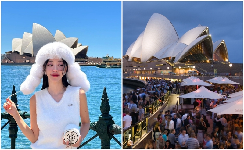 Sydney Opera House, Australia | Instagram/@park.marron & Alamy Stock Photo