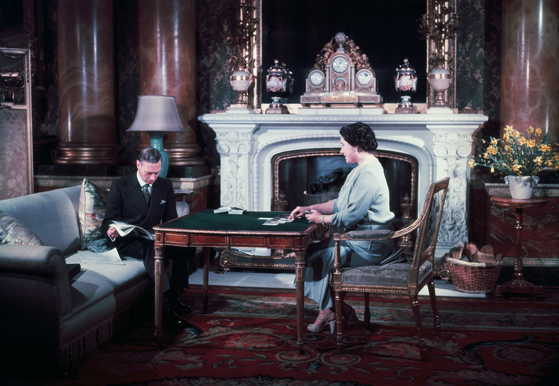 King George and Queen Elizabeth | Getty Images Photo by Hulton-Deutsch Collection/CORBIS