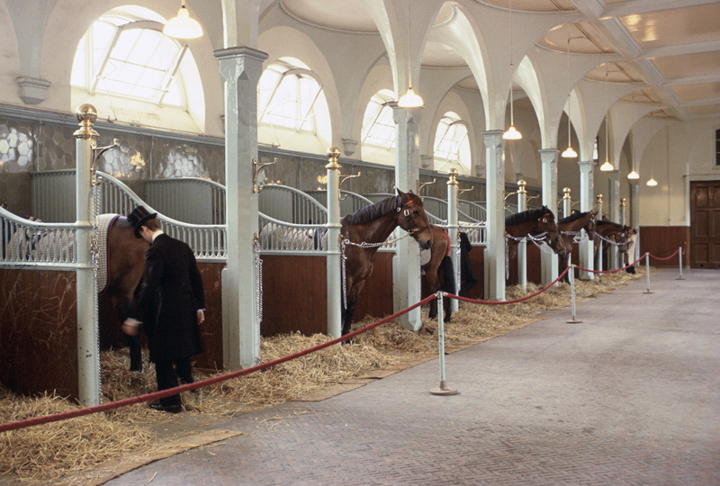 Royal Mews, Horses, and Footman | Getty Images Photo by Tim Graham Photo Library