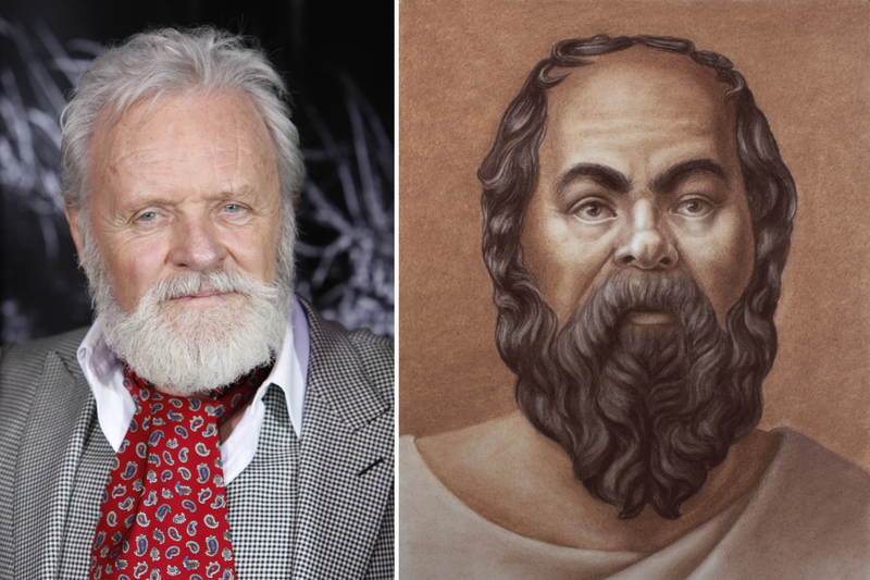 Anthony Hopkins and Socrates | Shutterstock